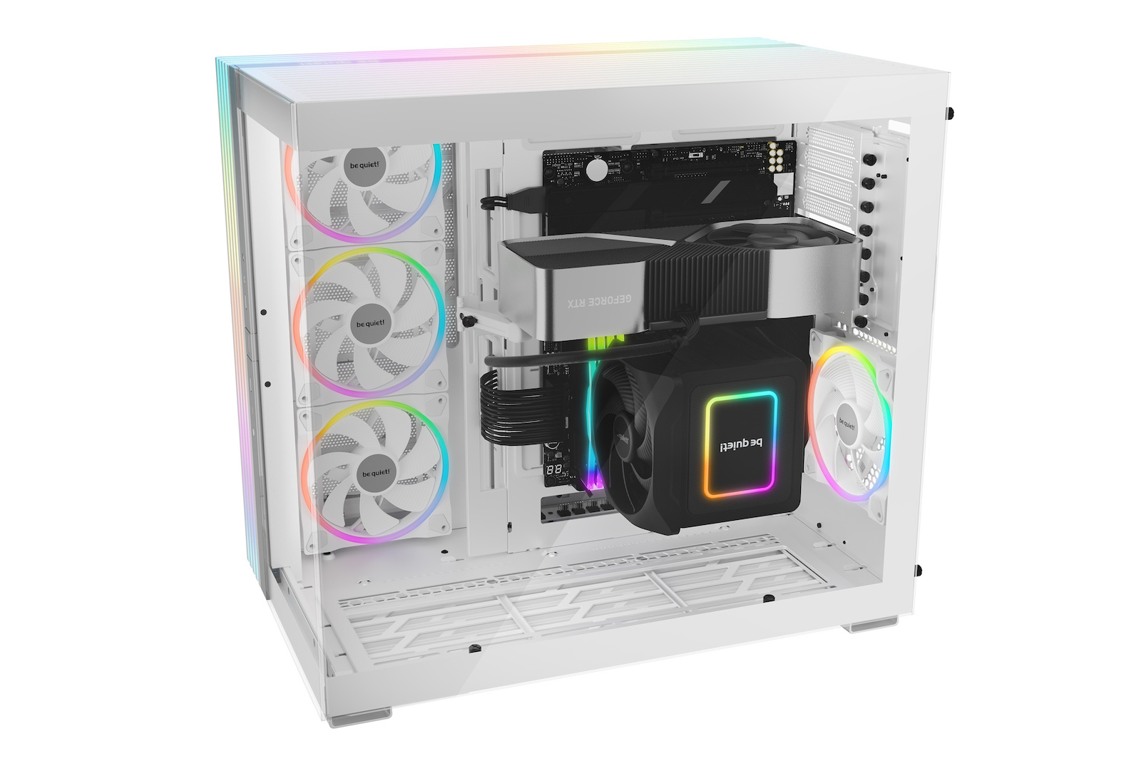 Be Quiet Light Base 900 DX Gaming Midi Tower Κουτί Υπολογιστή με RGB Φωτισμό Λευκό - Image 3