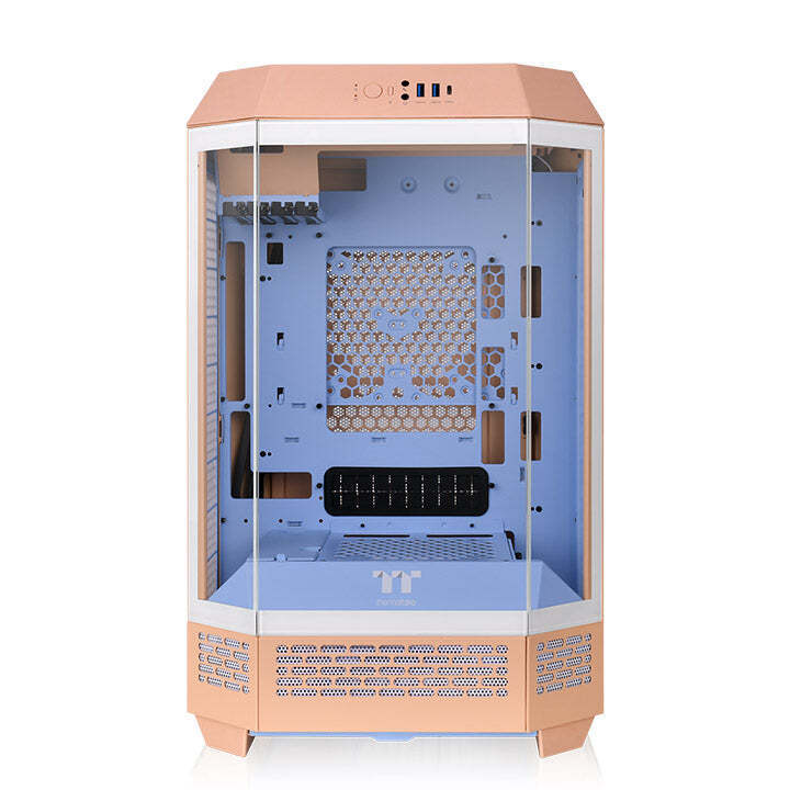 Thermaltake The Tower 300 Micro Tower Κουτί Υπολογιστή με Πλαϊνό Παράθυρο και RGB Φωτισμό Peach Fuzz - Image 2