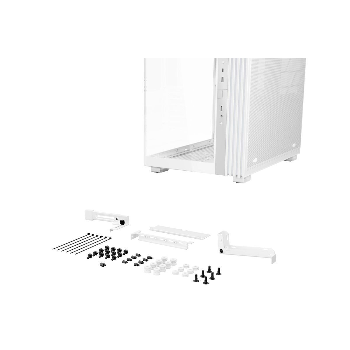 Be Quiet Light Base 600 DX Gaming Midi Tower Κουτί Υπολογιστή με Πλαϊνό Παράθυρο και RGB Φωτισμό Λευκό - Image 6
