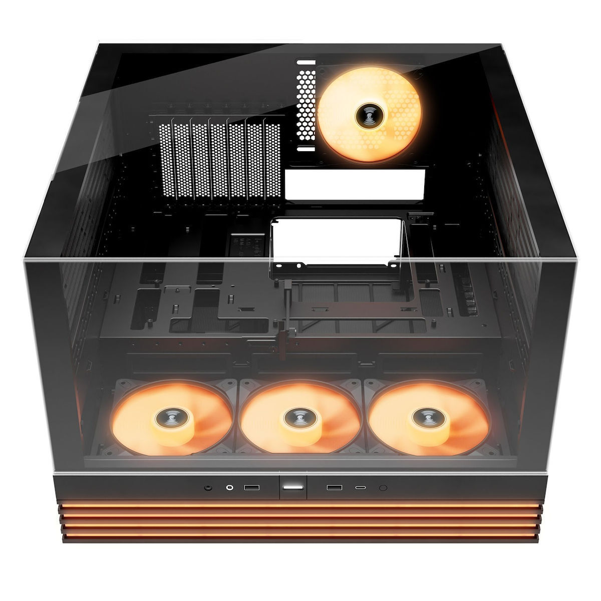 Be Quiet Light Base 600 LX Gaming Midi Tower Κουτί Υπολογιστή με Πλαϊνό Παράθυρο και RGB Φωτισμό Μαύρο - Image 4
