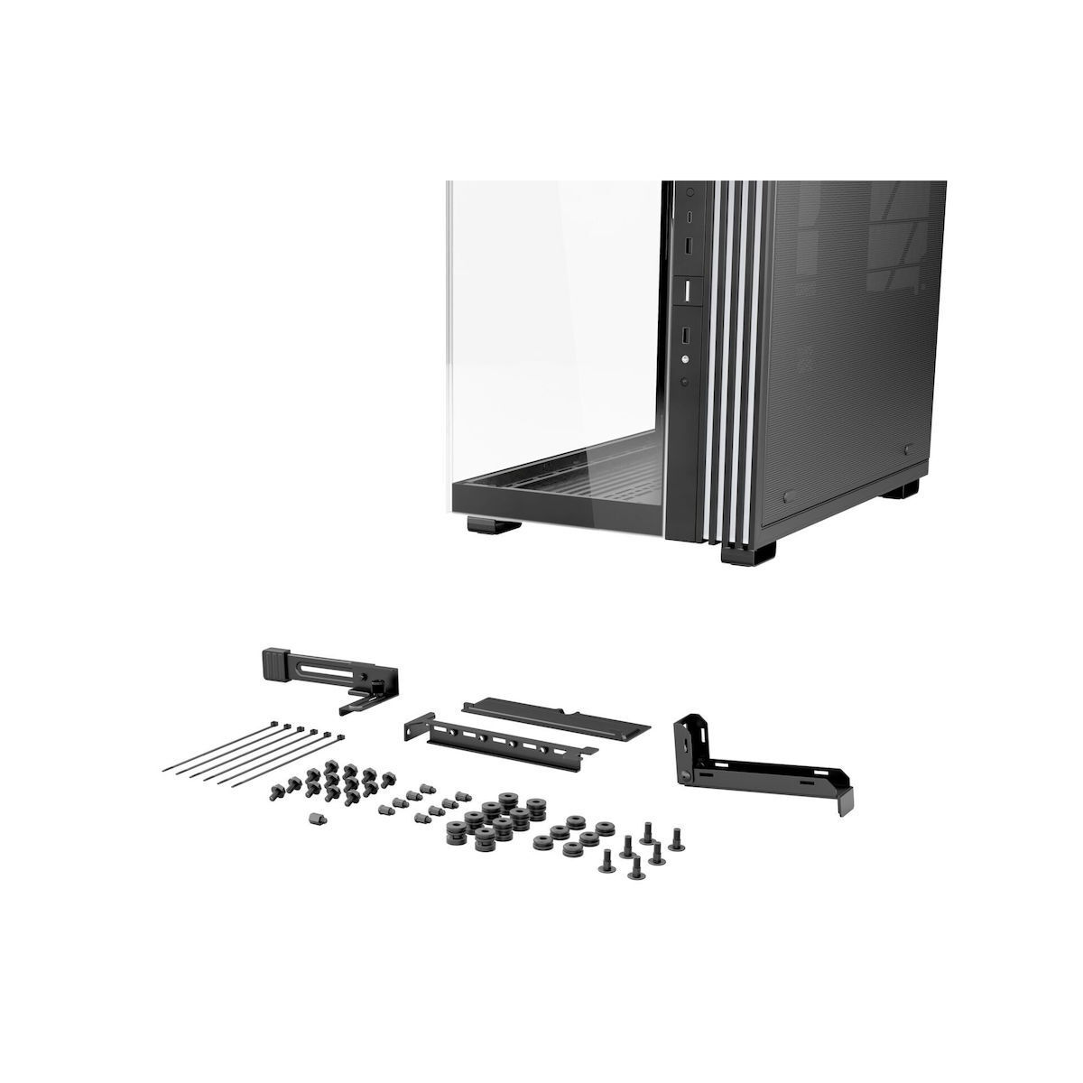 Be Quiet Light Base 600 LX Gaming Midi Tower Κουτί Υπολογιστή με Πλαϊνό Παράθυρο και RGB Φωτισμό Μαύρο - Image 9