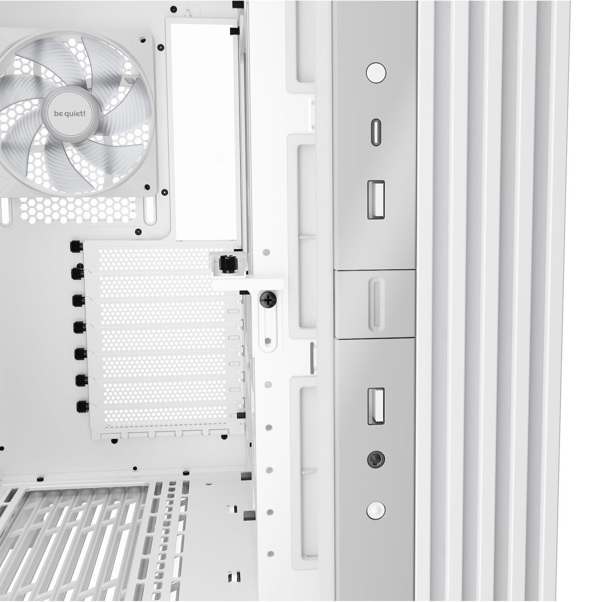 Be Quiet Light Base 600 DX Gaming Midi Tower Κουτί Υπολογιστή με Πλαϊνό Παράθυρο και RGB Φωτισμό Λευκό - Image 3