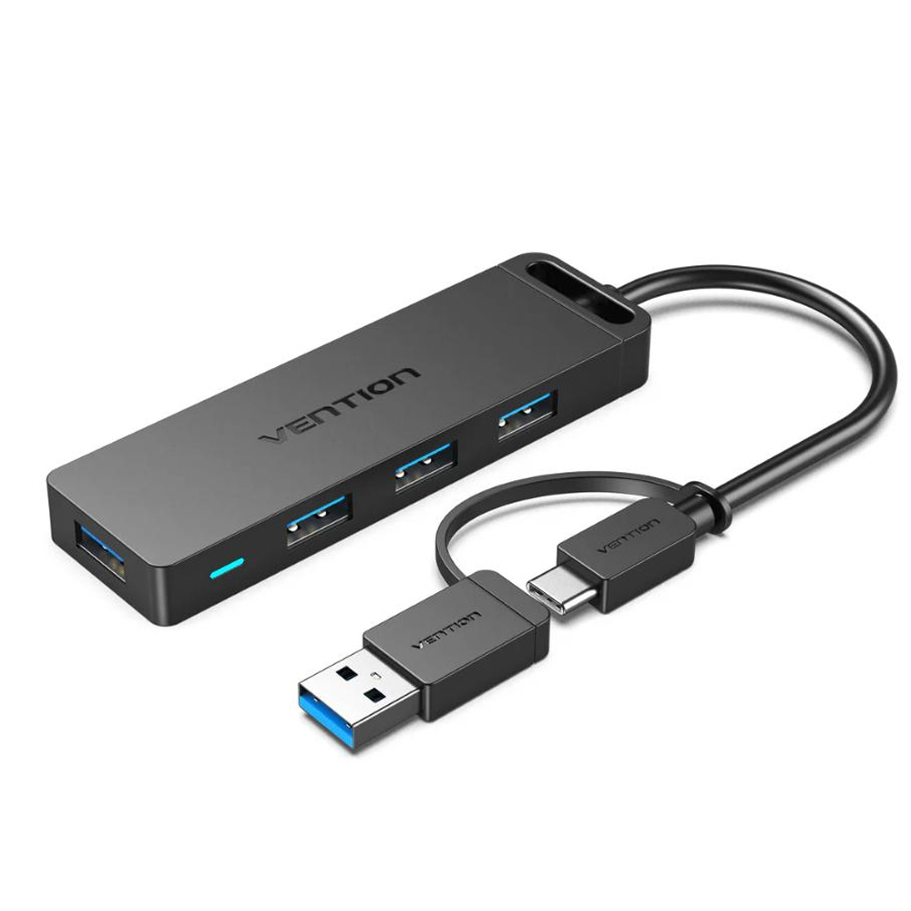 Vention USB 3.0 Hub 4 Θυρών με σύνδεση USB-C (CHTBB) - Image 2
