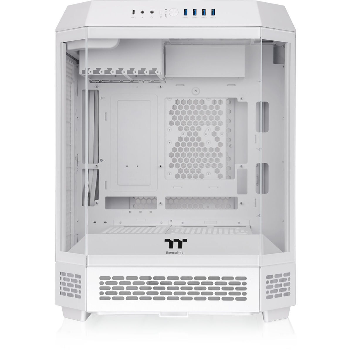Thermaltake The Tower 600 Gaming Midi Tower Κουτί Υπολογιστή με Πλαϊνό Παράθυρο Snow White - Image 6