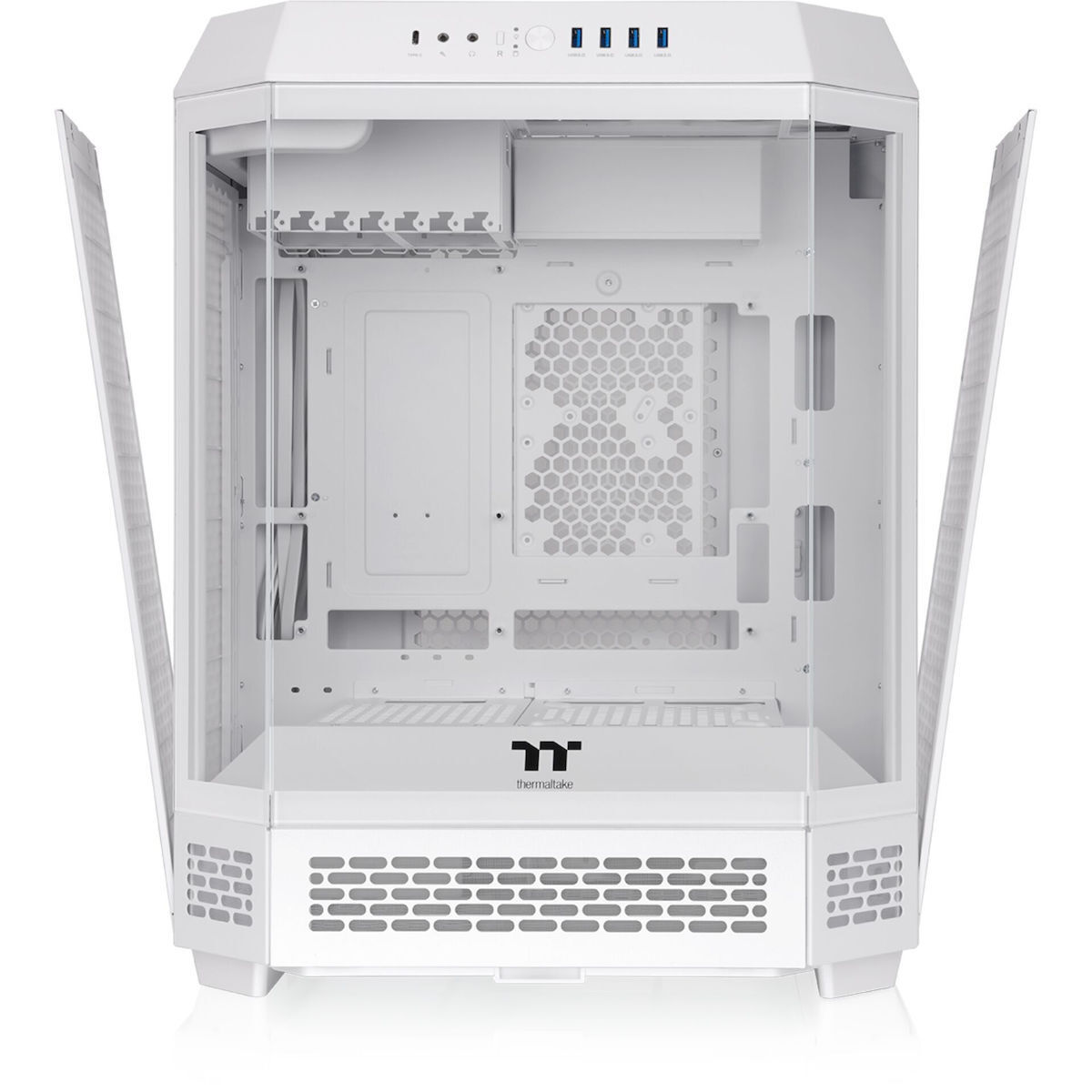 Thermaltake The Tower 600 Gaming Midi Tower Κουτί Υπολογιστή με Πλαϊνό Παράθυρο Snow White - Image 7