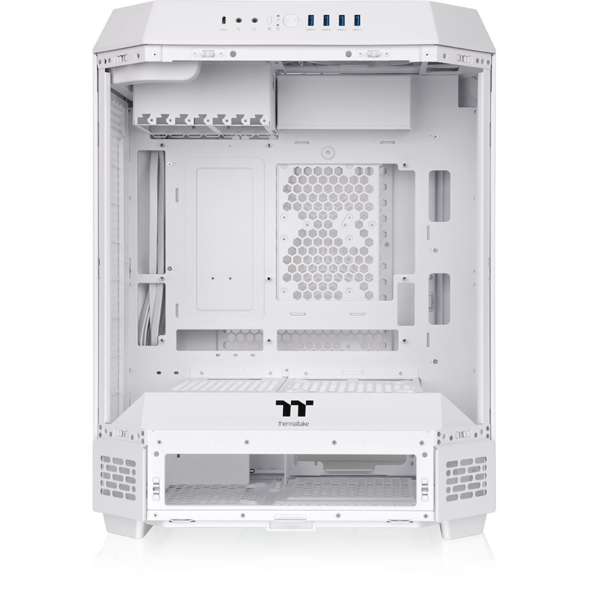 Thermaltake The Tower 600 Gaming Midi Tower Κουτί Υπολογιστή με Πλαϊνό Παράθυρο Snow White - Image 8