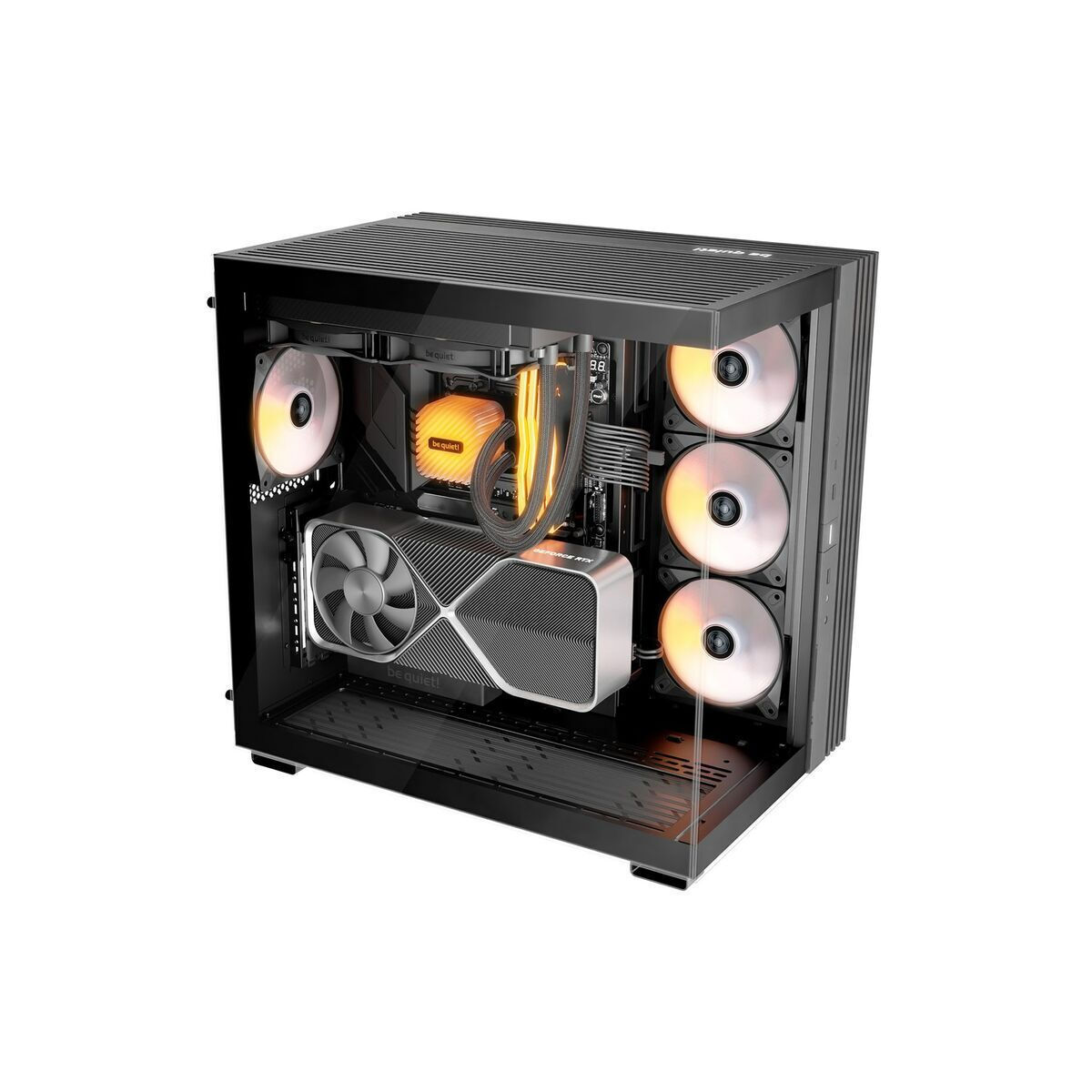 Be Quiet Light Base 600 DX Gaming Midi Tower Κουτί Υπολογιστή με Πλαϊνό Παράθυρο και RGB Φωτισμό Μαύρο - Image 3