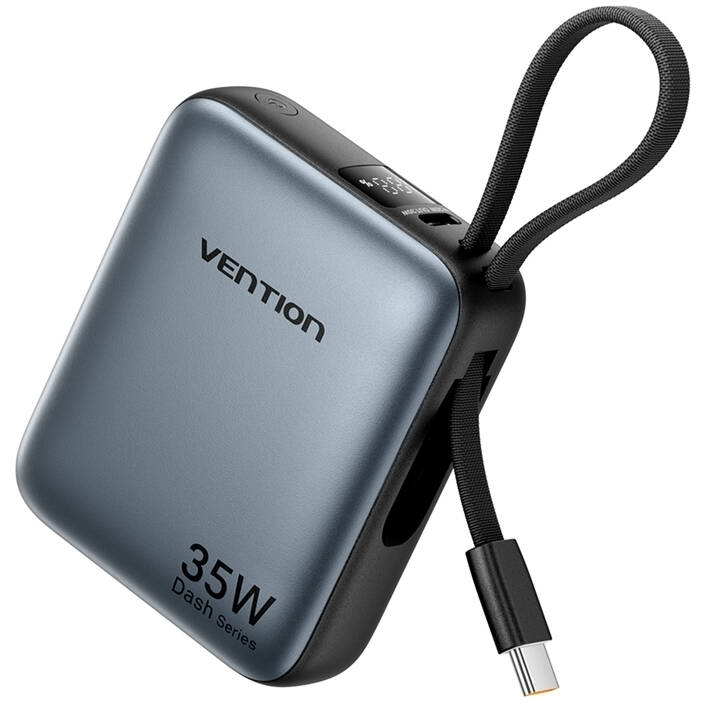 Vention Power Bank 10000mAh 30W με Θύρα USB-C Γκρι