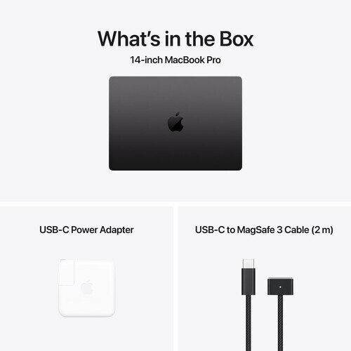 Apple MacBook Pro 14" (2024) 14.2" Retina Display 120Hz (M4-Pro 12-core/24GB/512GB SSD/16-Core GPU) Space Black (International English Keyboard) - Image 7