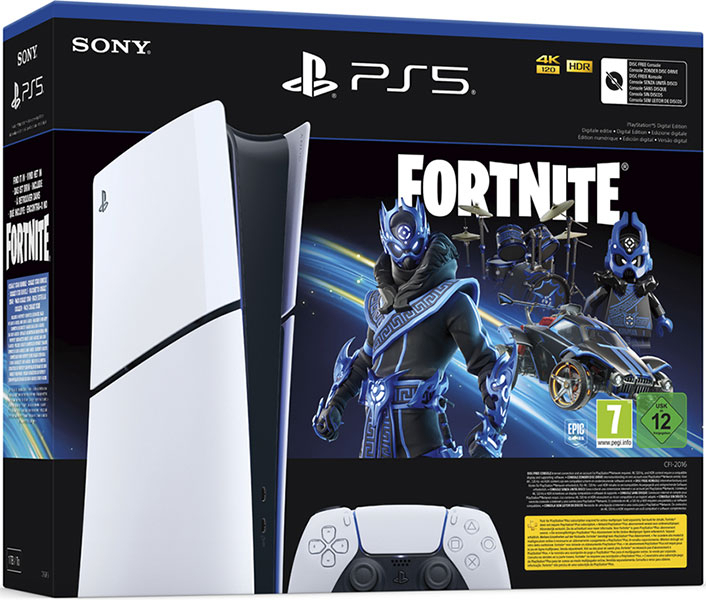 Sony PlayStation 5 Slim Digital 1TB Fortnite Cobalt Star (Official Bundle) - Image 2