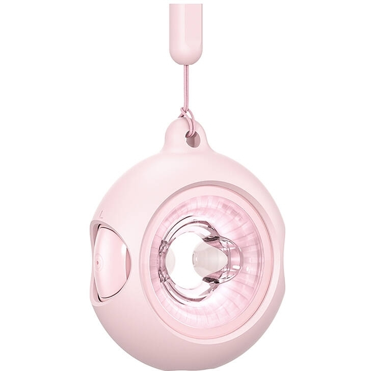 Vention T17 In-ear Bluetooth Handsfree Ακουστικά με Αντοχή στον Ιδρώτα και Θήκη Φόρτισης Ροζ - Image 2