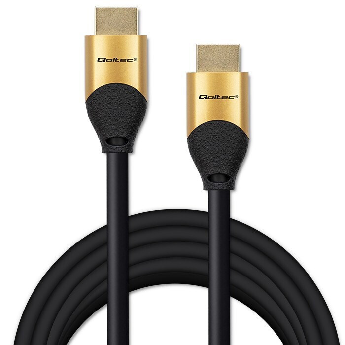 Qoltec HDMI 2.1 Cable HDMI male - HDMI male 5m Μαύρο (50357) - Image 9