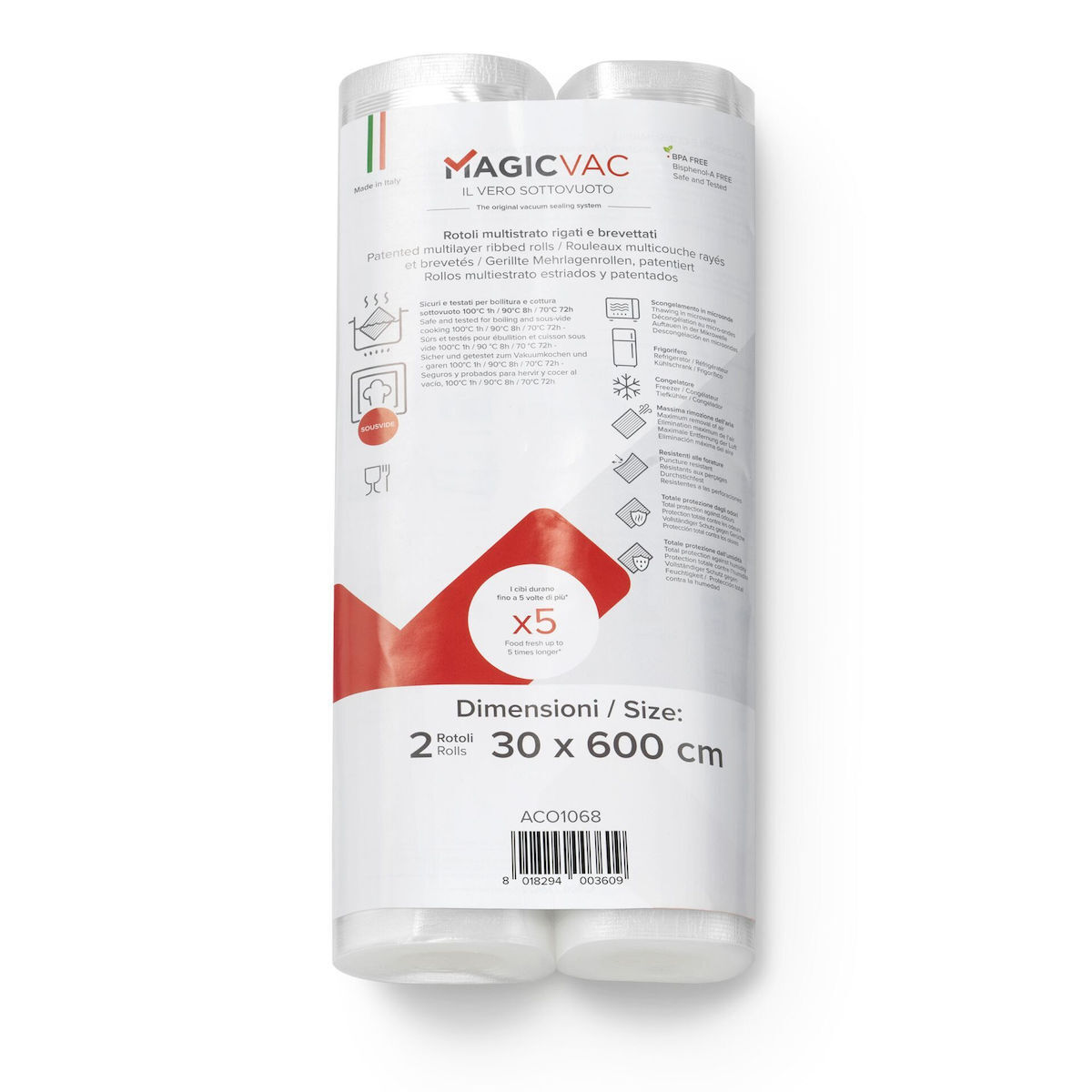 MagicVac Σακούλες για Συσκευές Vacuum 300mm x 6m 2τμχ