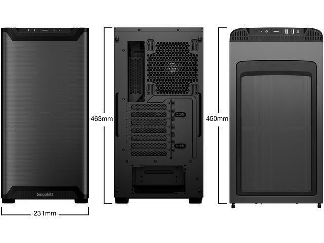 Be Quiet Pure Base 501 Midi Tower Κουτί Υπολογιστή Airflow Black - Image 6