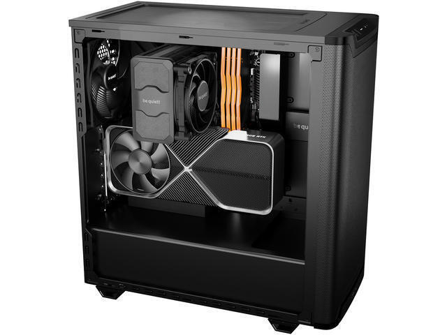 Be Quiet Pure Base 501 Midi Tower Κουτί Υπολογιστή με Πλαϊνό Παράθυρο Airflow Window Black - Image 6