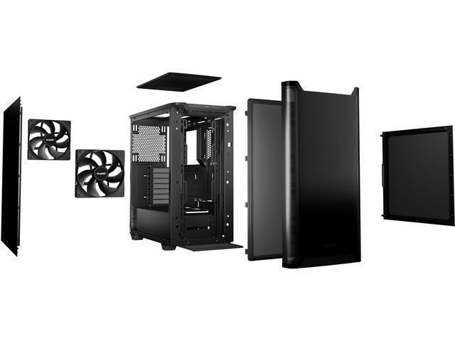 Be Quiet Pure Base 501 Midi Tower Κουτί Υπολογιστή Μαύρο - Image 3