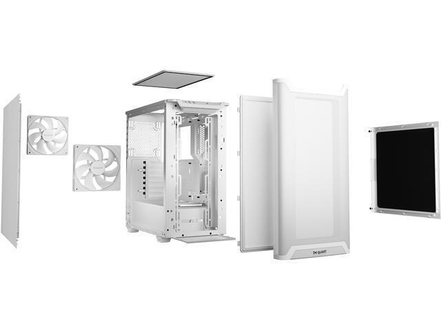 Be Quiet Pure Base 501 Midi Tower Κουτί Υπολογιστή Airflow White - Image 2