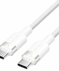 Vention USB 2.0 Cable USB-C male - USB-C 60W Λευκό 2m