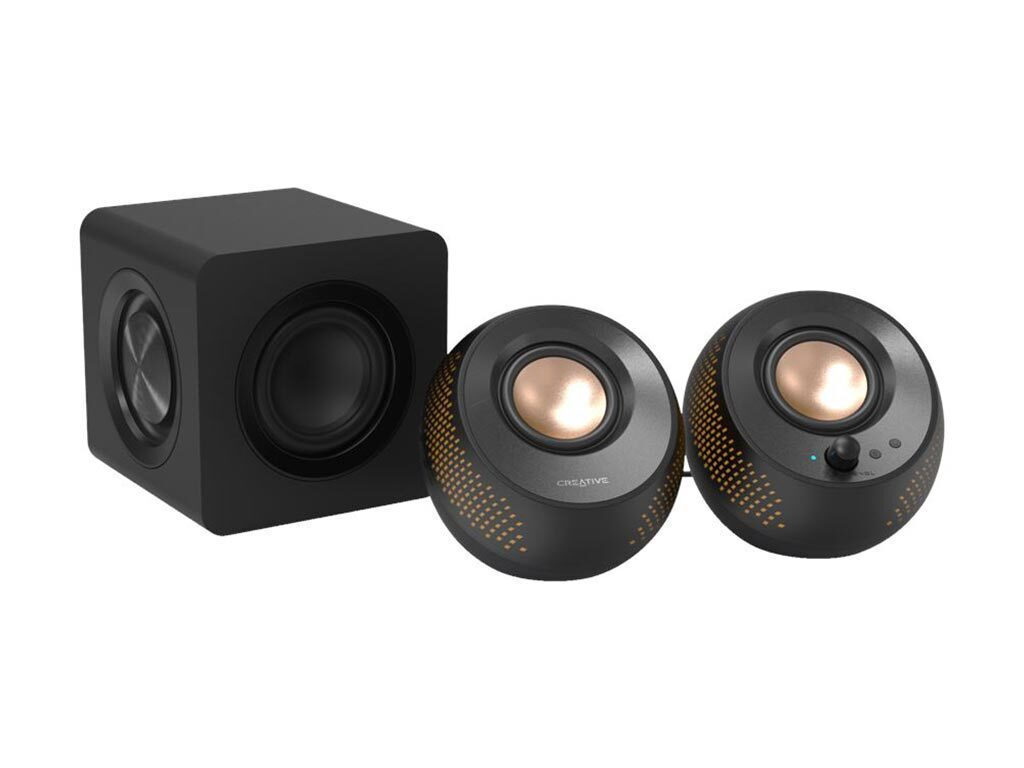Creative Pebble X Plus Ηχεία Υπολογιστή 2.1 με RGB Φωτισμό και Bluetooth Ισχύος 30W σε Μαύρο Χρώμα - Image 4