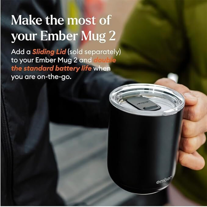 Ember Κούπα Θερμός Ανοξείδωτο 414ml Μαύρο με Λαβή CM191400EU - Image 11