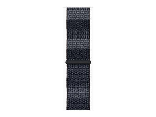 Apple Watch Series 10 Aluminium 46mm Αδιάβροχο με Παλμογράφο (Jet Black με Ink Sport Loop) - Image 3