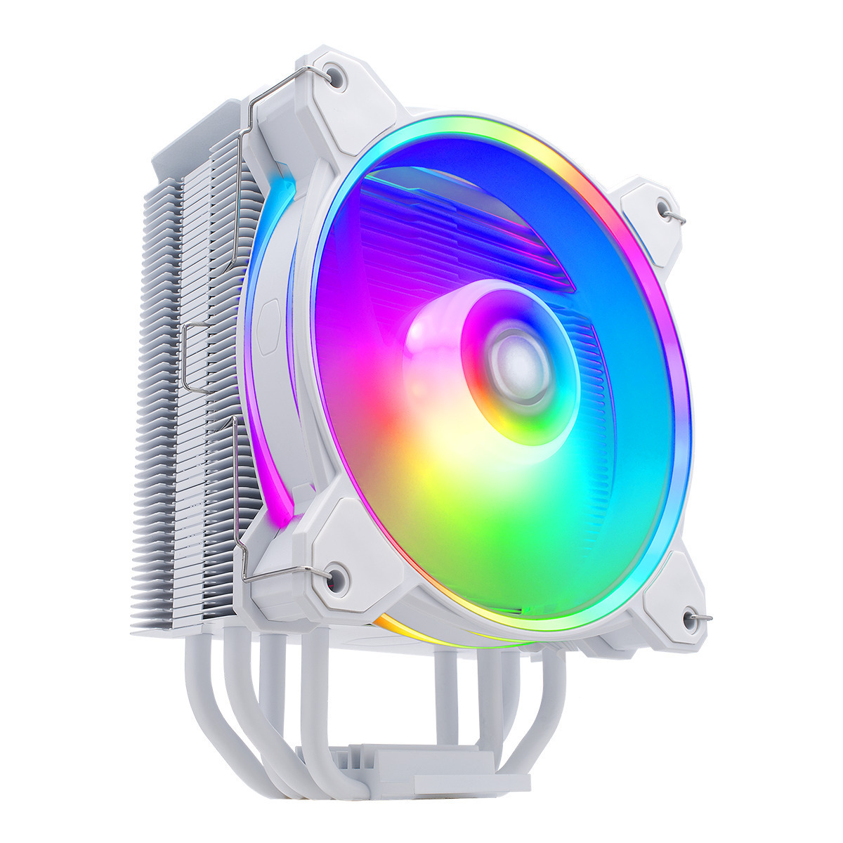 CoolerMaster Hyper 212 Halo Ψύκτρα Επεξεργαστή για Socket AM4/AM5/1200/115x/1700 με ARGB Φωτισμό Λευκή - Image 7