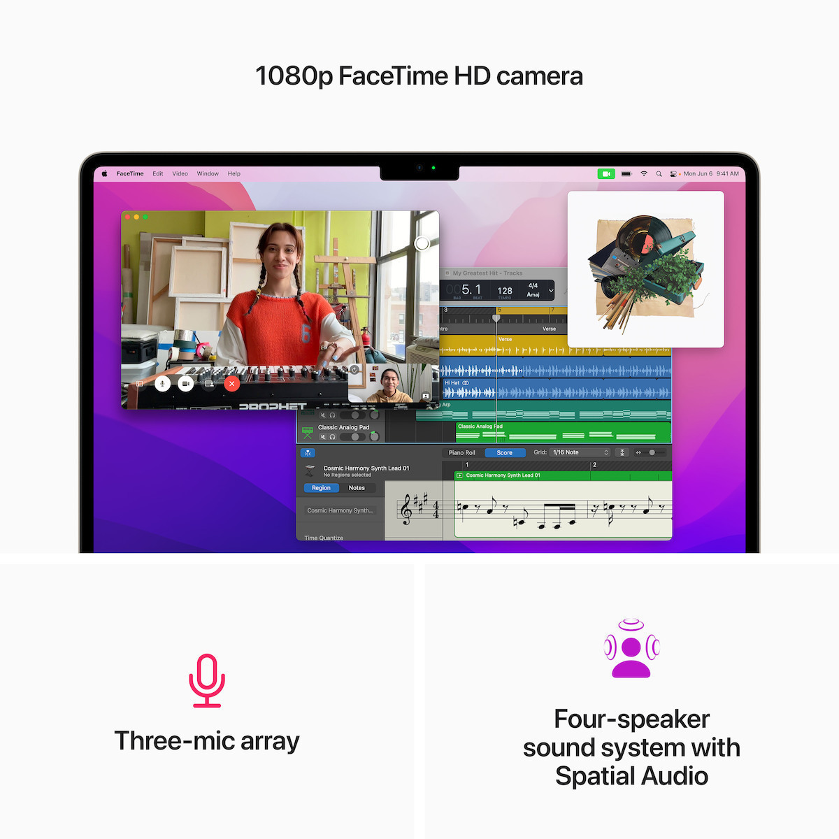 Apple MacBook Air 13.6" (2022) IPS Retina Display (M2-8‑core/16GB/256GB SSD/8-Core GPU) Starlight (International English Keyboard) - Image 6