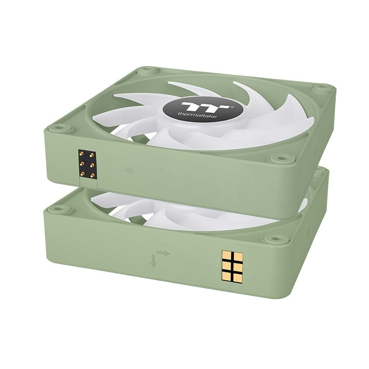 Thermaltake CT120 EX Case Fan με ARGB Φωτισμό και Σύνδεση 4-Pin PWM 3τμχ Matcha Green - Image 3
