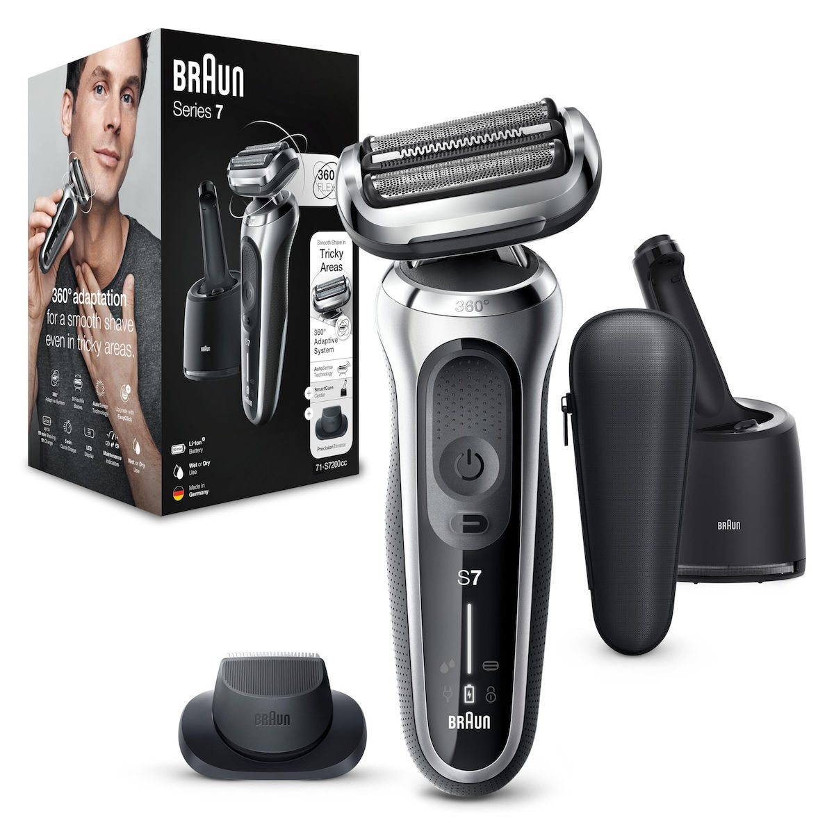 Braun Series 7 71-S7200cc Foil Ξυριστική Μηχανή Προσώπου Επαναφορτιζόμενη - Image 10