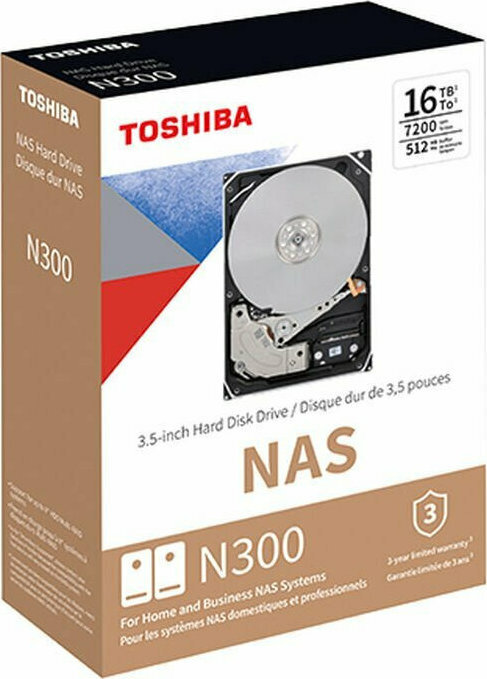 Toshiba N300 4TB HDD Σκληρός Δίσκος 3.5" SATA III 7200rpm με 512MB Cache για NAS HDWG740EZSTC - Image 4