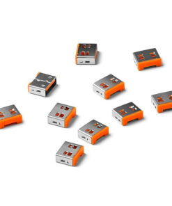 Κλειδαριά Θυρών Smartkeeper Basic "usb-a Port" Blocker Orange 10 Pcs