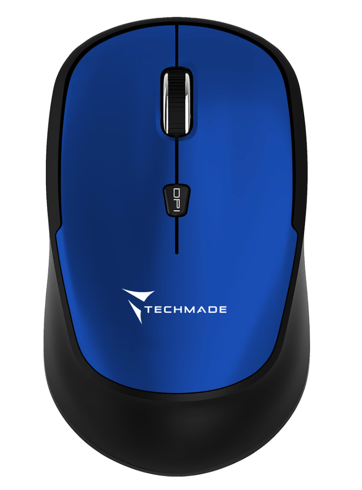 Techmade TM-XJ35 Ασύρματο Ποντίκι Μπλε