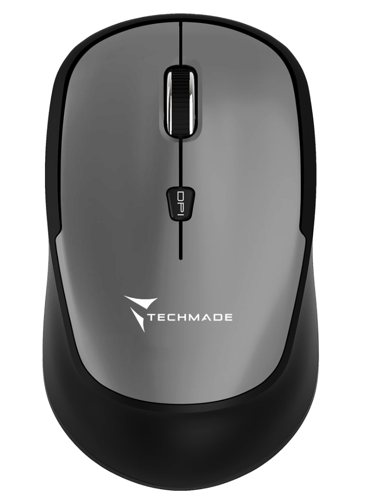 Techmade TM-XJ35 Ασύρματο Ποντίκι Γκρι