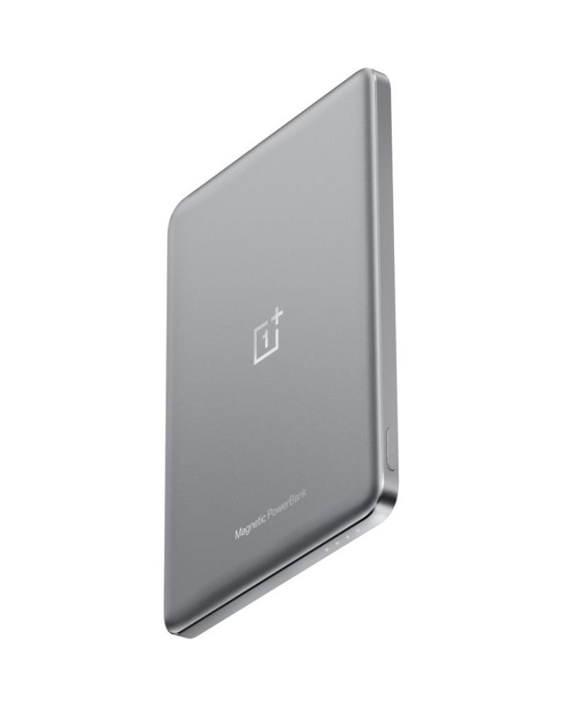 OnePlus Slim Magnetic MagSafe Power Bank 5000mAh 10W με Θύρα USB-C Ασημί