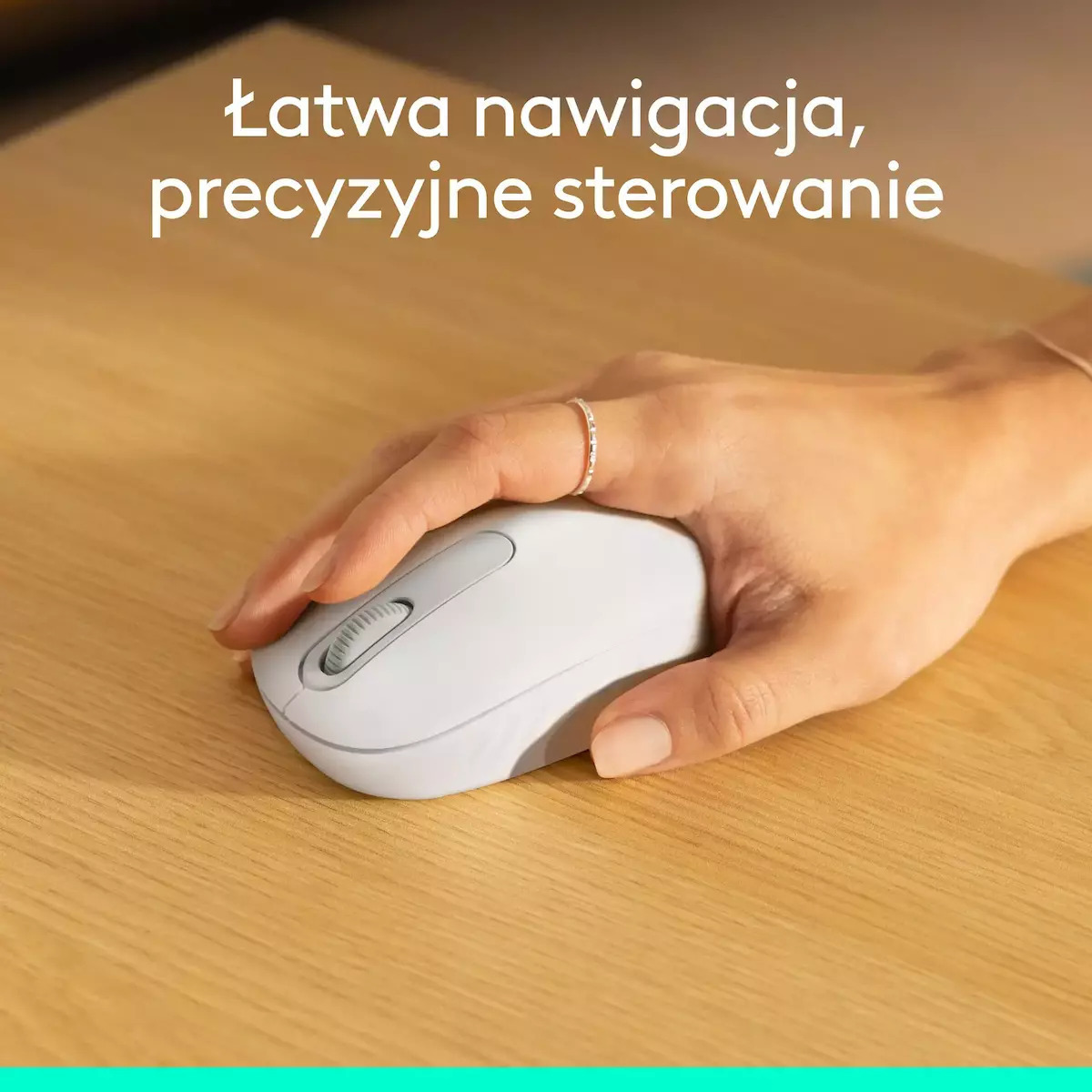 Logitech M196 Ασύρματο Bluetooth Ποντίκι Off White - Image 6