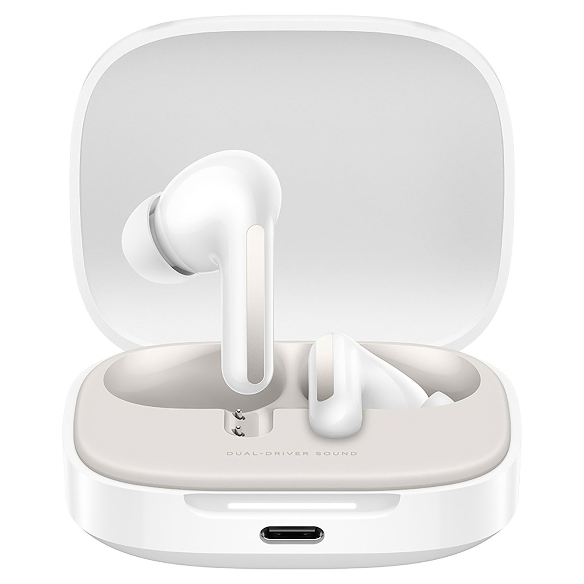 Xiaomi Redmi Buds 6 Bluetooth Handsfree Ακουστικά με Αντοχή στον Ιδρώτα και Θήκη Φόρτισης Cloud White