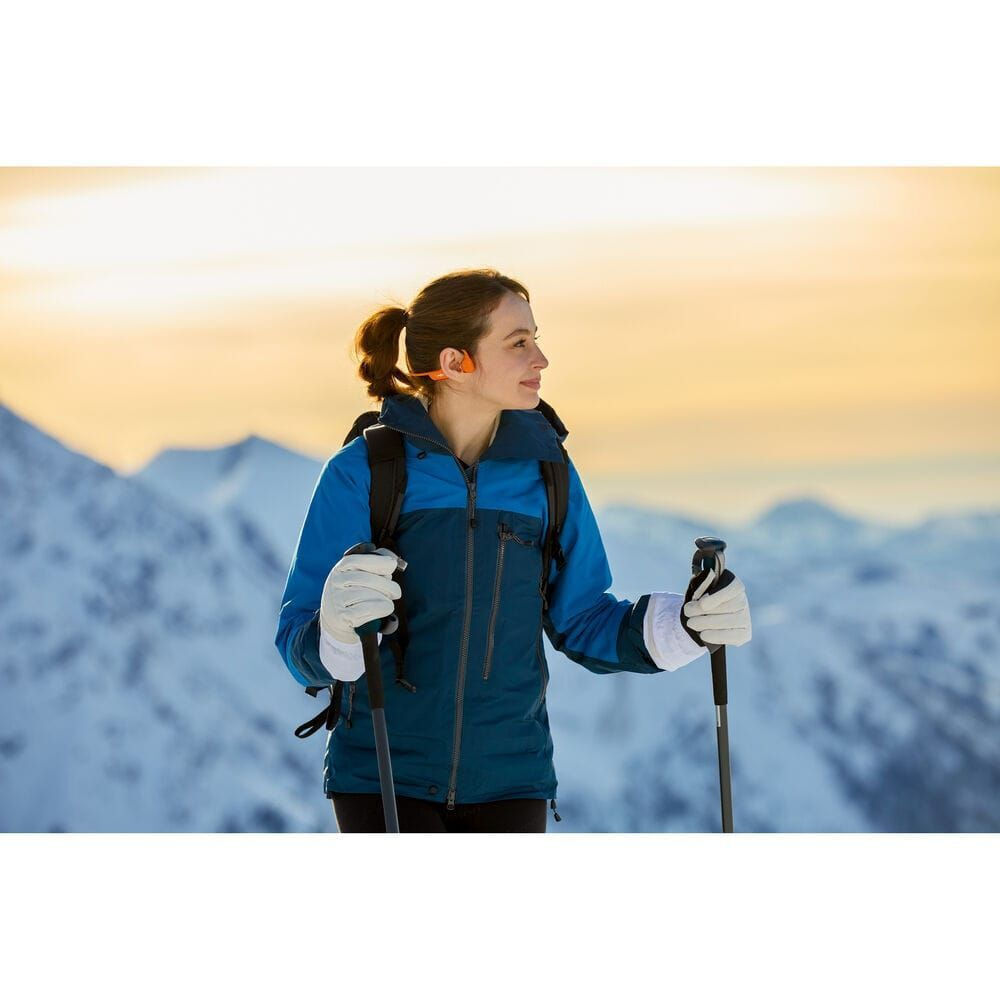 Shokz OpenRun Pro2 Mini Bone Conduction Bluetooth Handsfree Ακουστικά με Αντοχή στον Ιδρώτα Πορτοκαλί - Image 9