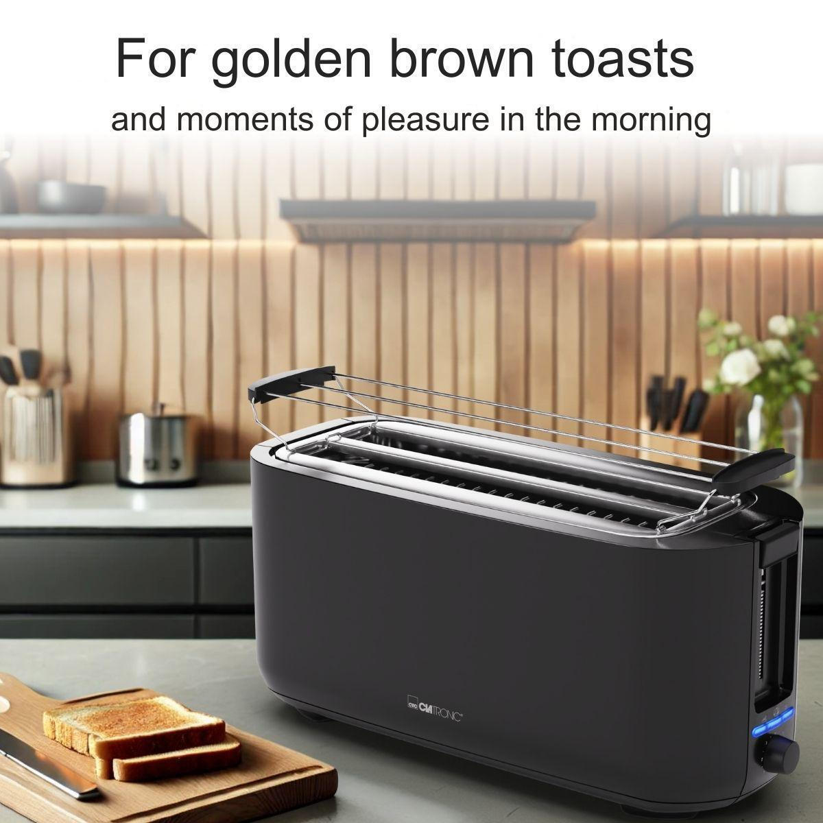Clatronic Φρυγανιέρα 4 Θέσεων 1400W Μαύρη - Image 7
