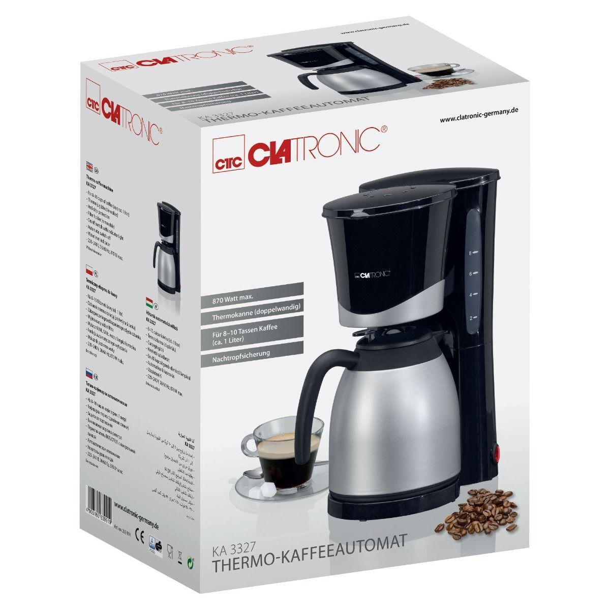 Clatronic Καφετιέρα Φίλτρου 870W - Image 7