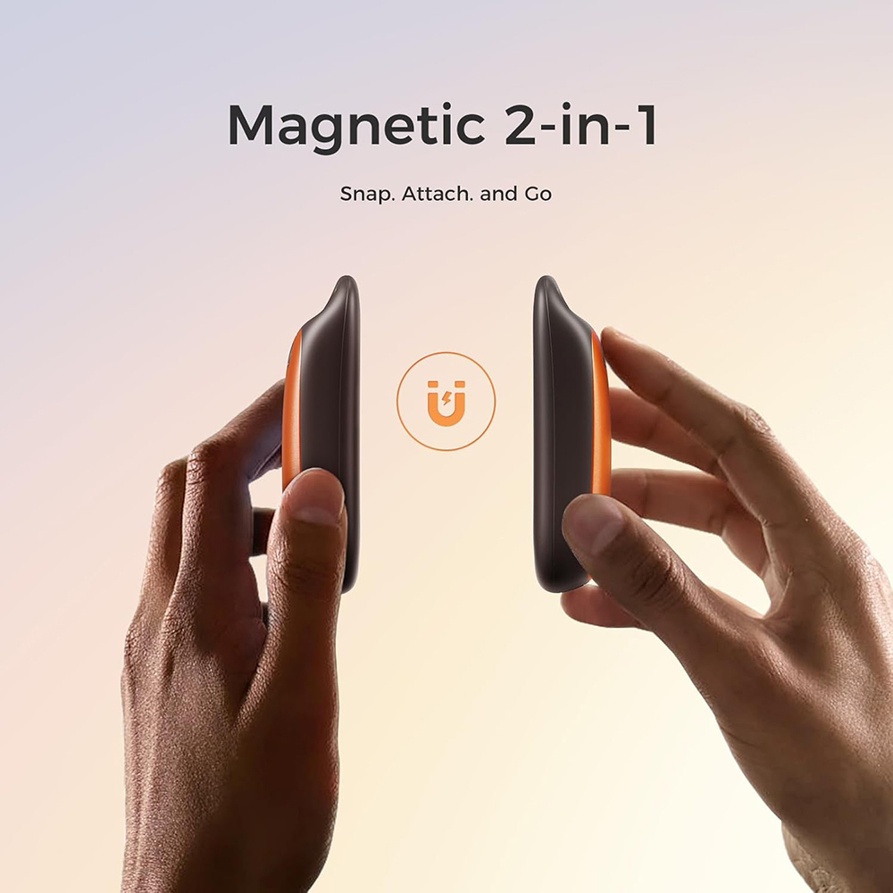 Ocoopa Hand Warmer Ut4 Urban Ut3061 Og Usb-c Ip45 Adjustable Heat Magnetic Strap 2x 3000mah Orange - Image 2