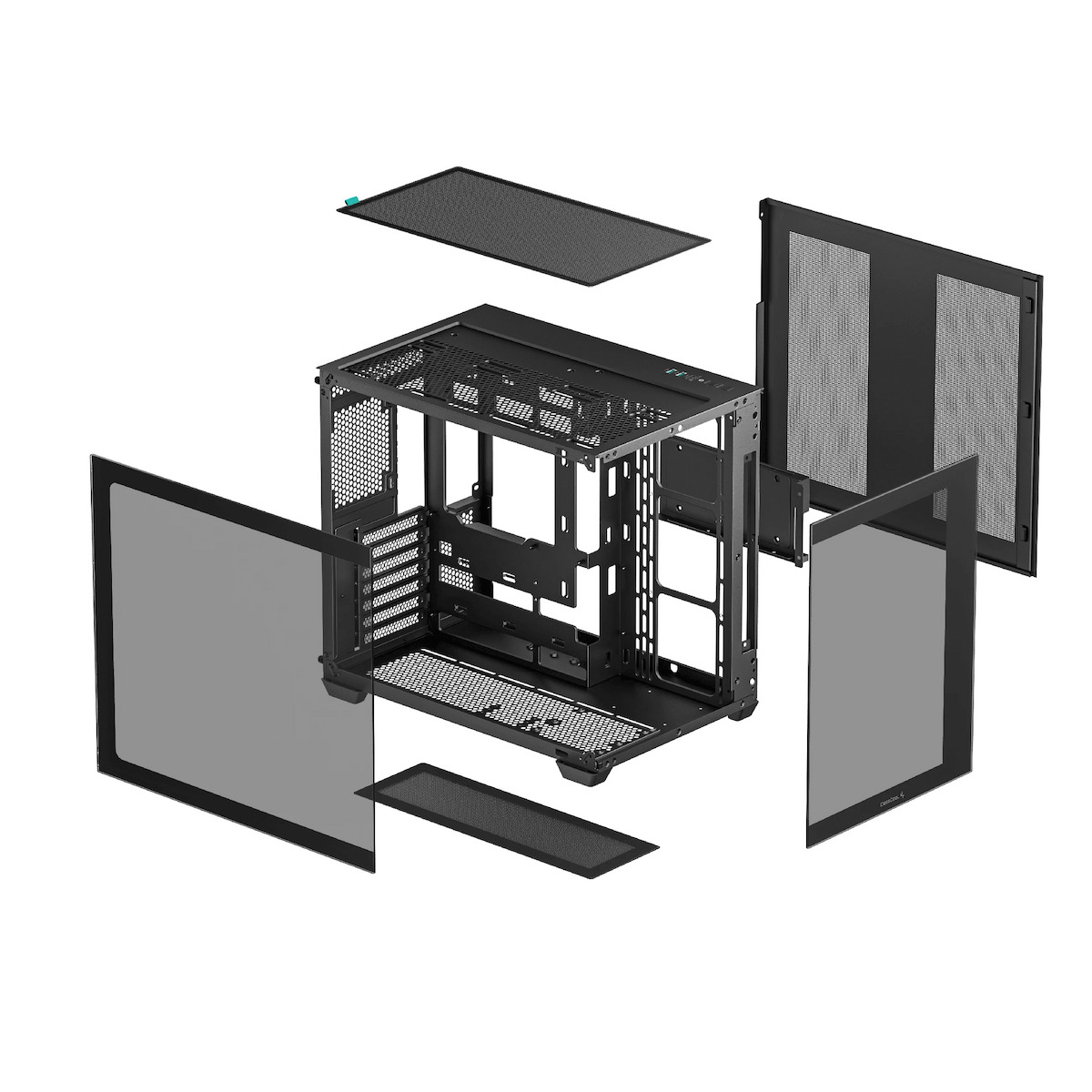Deepcool CG530 Midi Tower Κουτί Υπολογιστή με Πλαϊνό Παράθυρο Μαύρο - Image 5