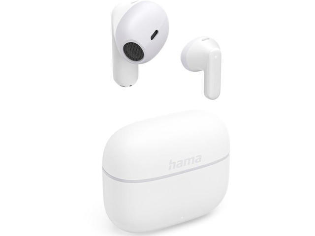 HAMA Freedom Light II Earbud Bluetooth Handsfree Ακουστικά με Θήκη Φόρτισης Λευκά - Image 2