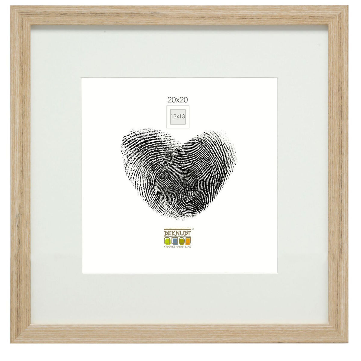 Deknudt Κορνίζα Ξύλινη 20x20cm S66KH1P1_20,0X20,0