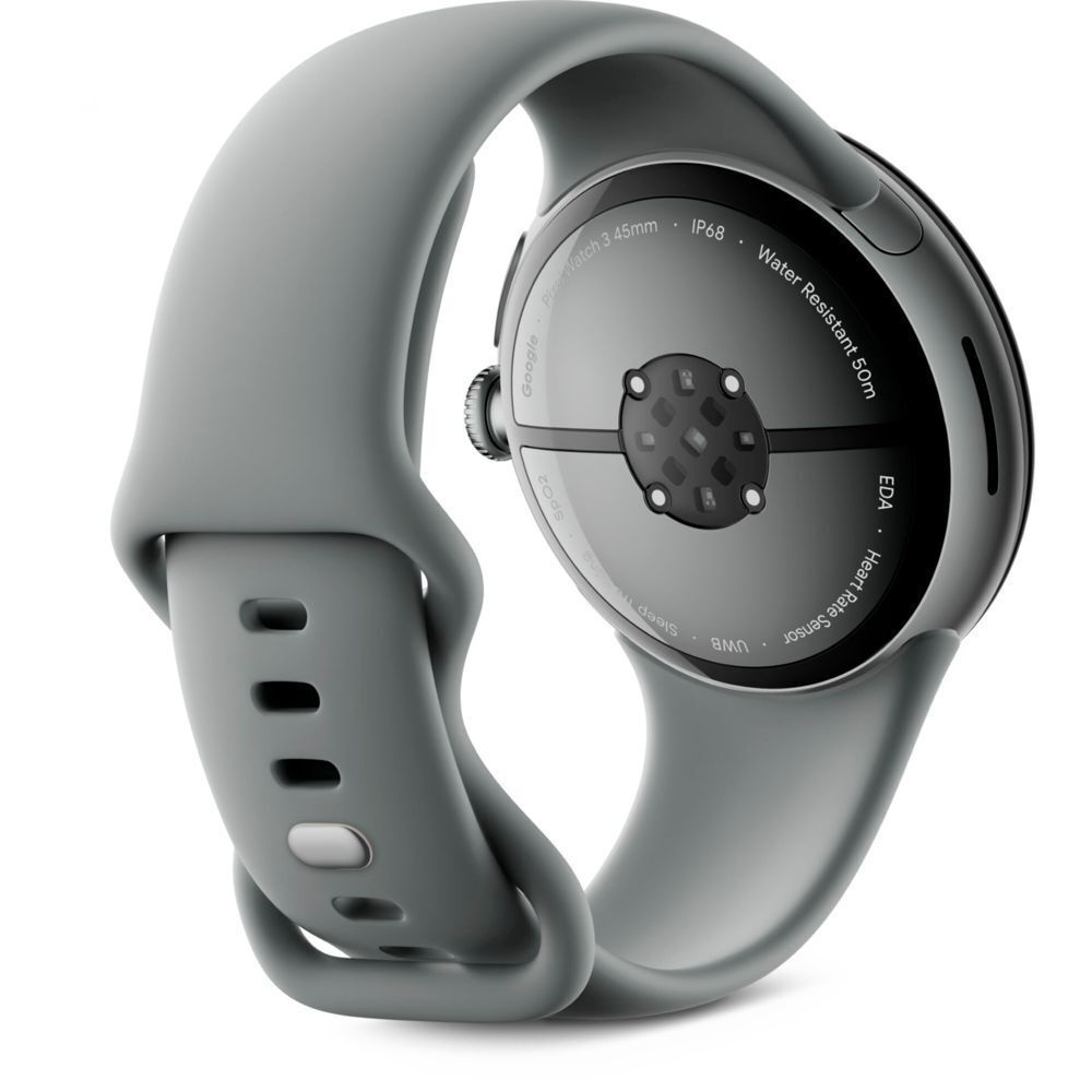 Google Pixel Watch 3 Aluminium 45mm Αδιάβροχο με Παλμογράφο (Matte Hazel Aluminum Case / Hazel Active Band) - Image 4