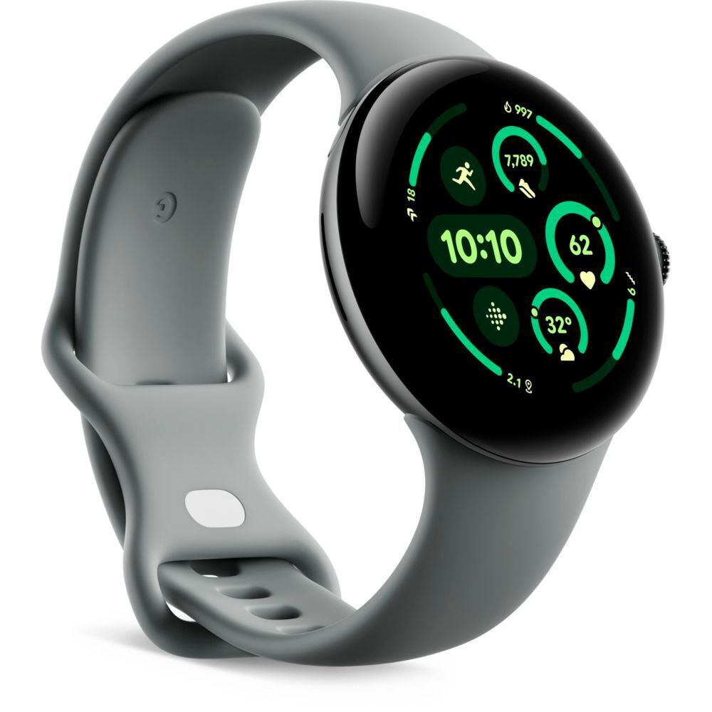 Google Pixel Watch 3 Aluminium 45mm Αδιάβροχο με Παλμογράφο (Matte Hazel Aluminum Case / Hazel Active Band) - Image 3