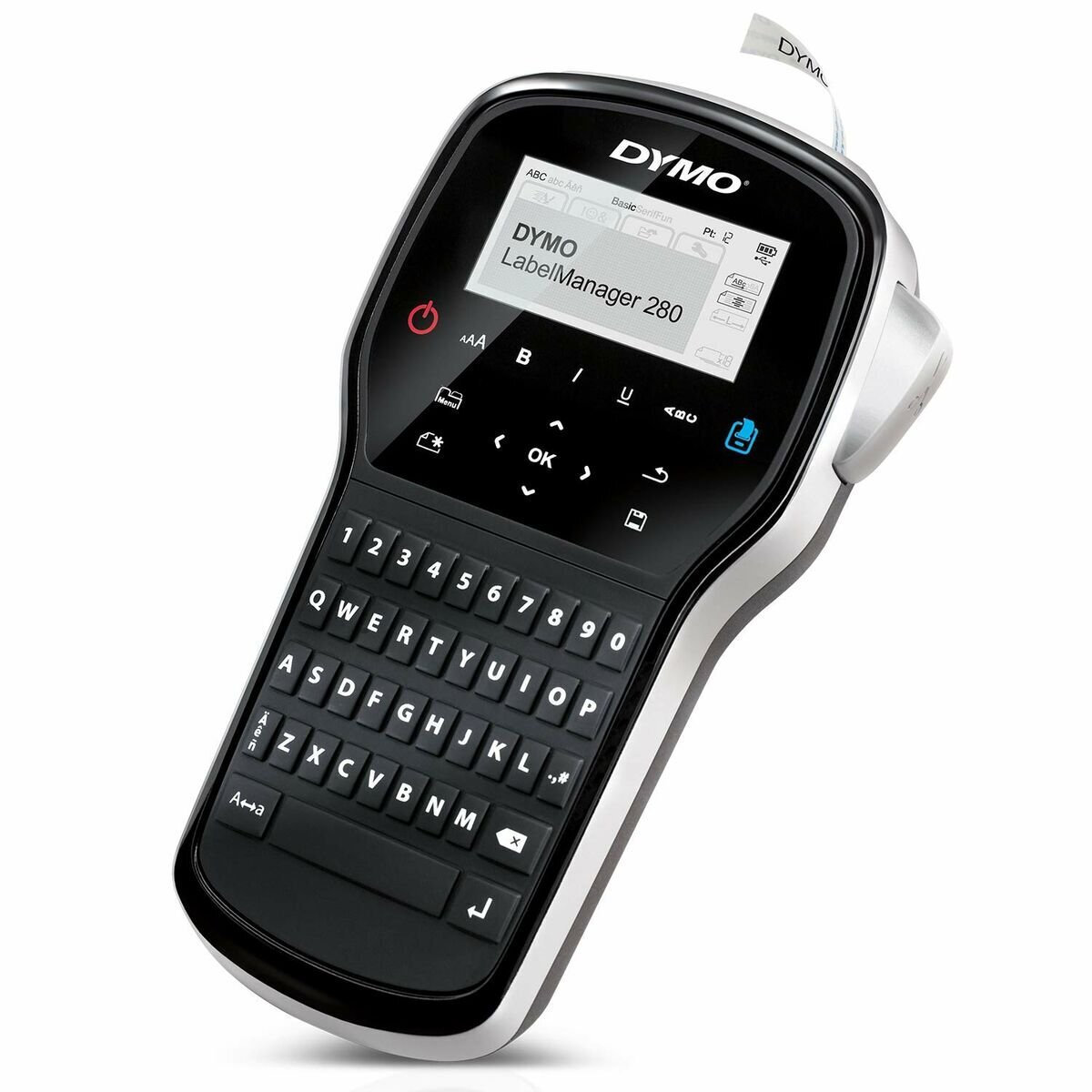 Dymo Labelmanager T 280 Qwerty Kitcase Ηλεκτρονικός Ετικετογράφος Χειρός σε Μαύρο Χρώμα 2091152 - Image 10