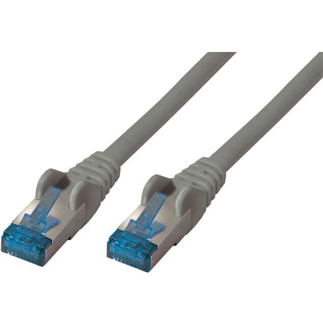S/FTP Cat.6a Καλώδιο Δικτύου Ethernet 1m Γκρι 1τμχ (75711)