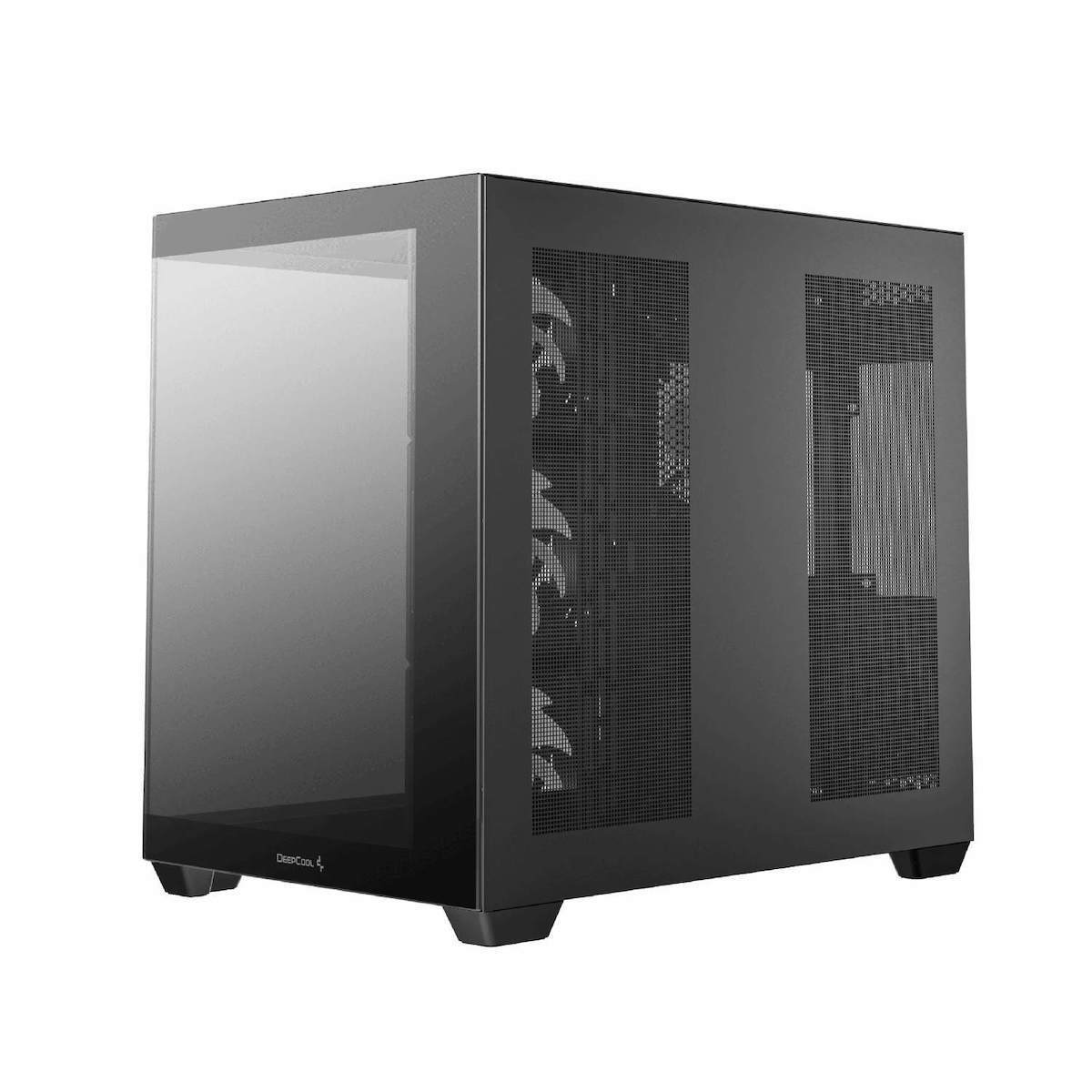 Deepcool CG530 4F Gaming Midi Tower Κουτί Υπολογιστή με Πλαϊνό Παράθυρο και ARGB Φωτισμό Μαύρο - Image 7