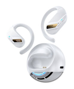 Vention OpenBeat O12 Open Ear Bluetooth Handsfree Ακουστικά με Αντοχή στον Ιδρώτα και Θήκη Φόρτισης Λευκά