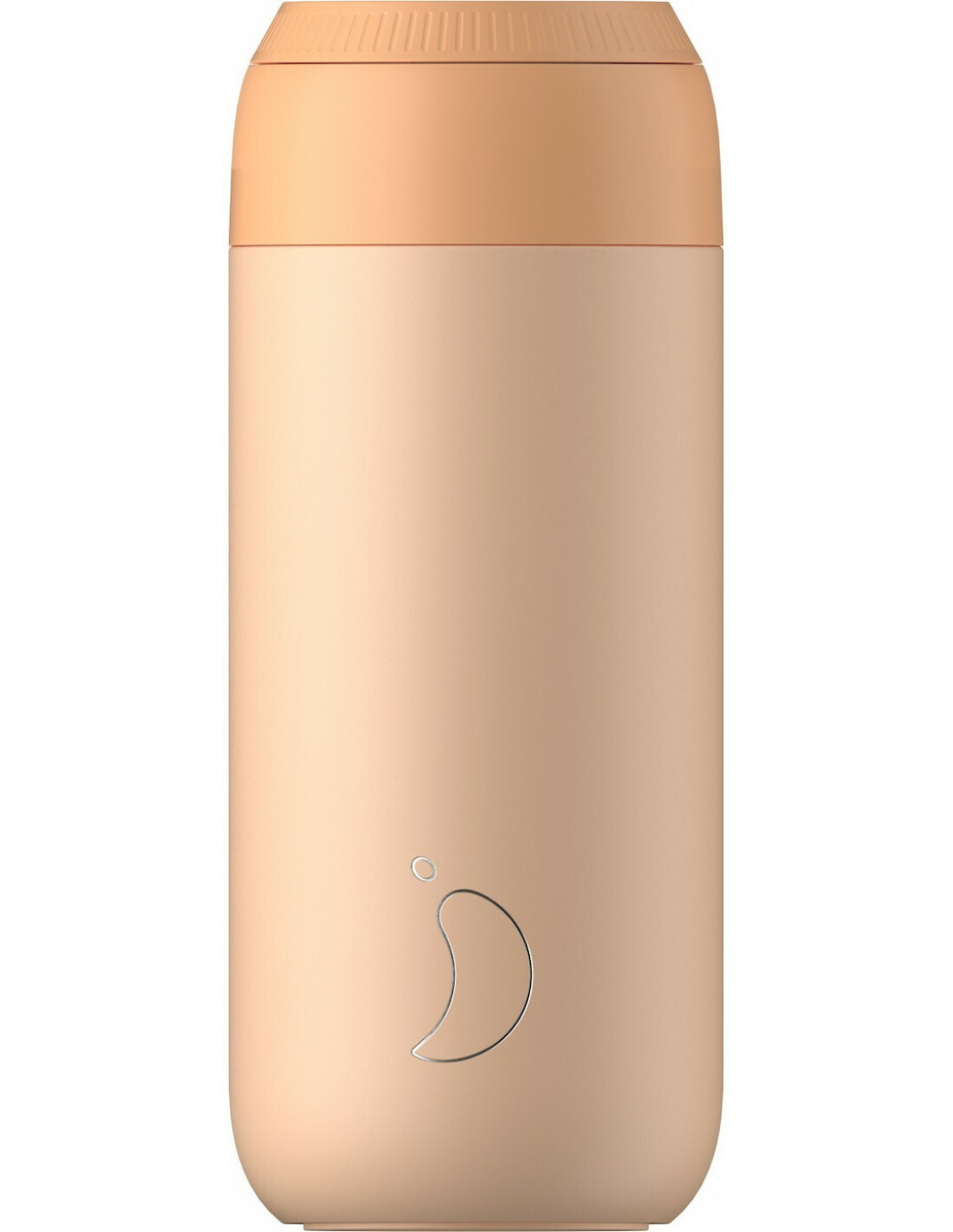 Chilly's Series 2 Ποτήρι Θερμός Ανοξείδωτο BPA Free 500ml Πορτοκαλί 22530 - Image 4